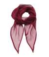 PR740 Premier 'Colours' Chiffon Scarf Burgundy colour image